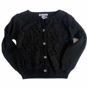 NWOT Hartstrings Black Lace Cardigan